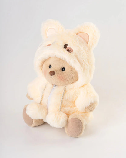 Ursulet Handmade Premium cu Hainute Personalizabile - FluffyCuddle - 