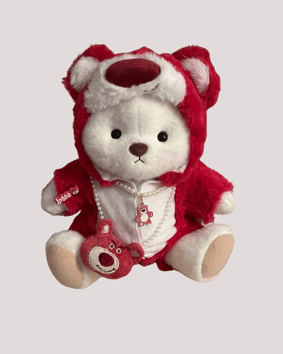 Ursulet Handmade Premium cu Hainute Personalizabile - FluffyCuddle - 