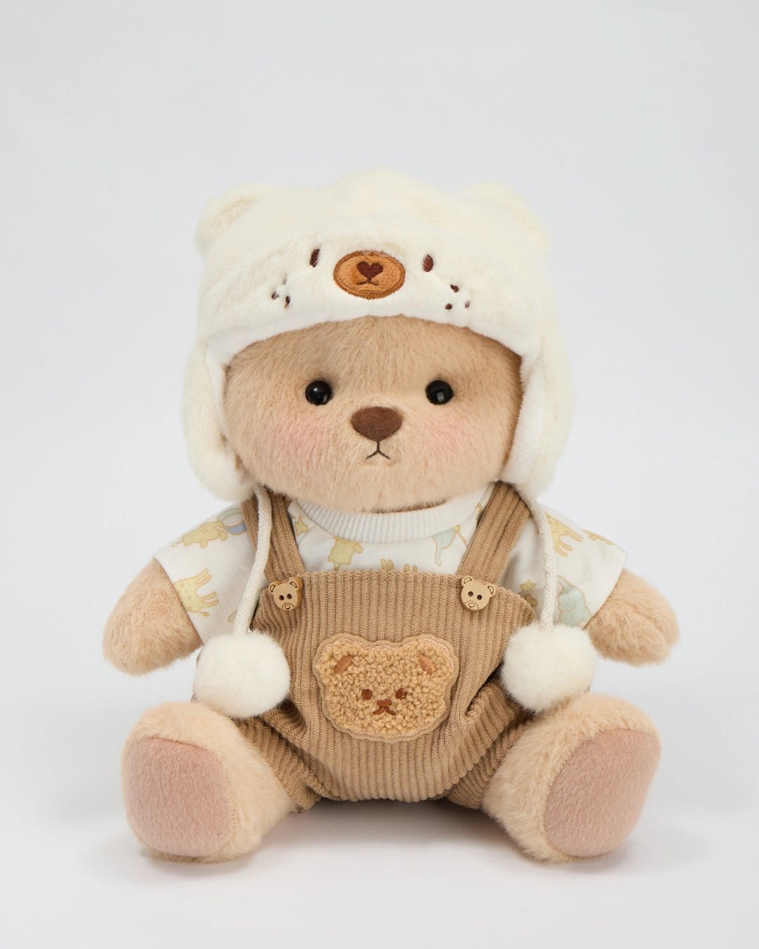 Ursulet Handmade Premium cu Hainute Personalizabile - FluffyCuddle - 